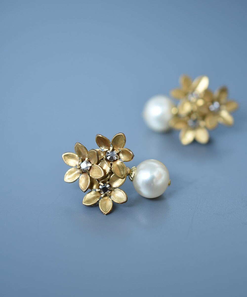 monshiro ワスレナグサイヤリング 