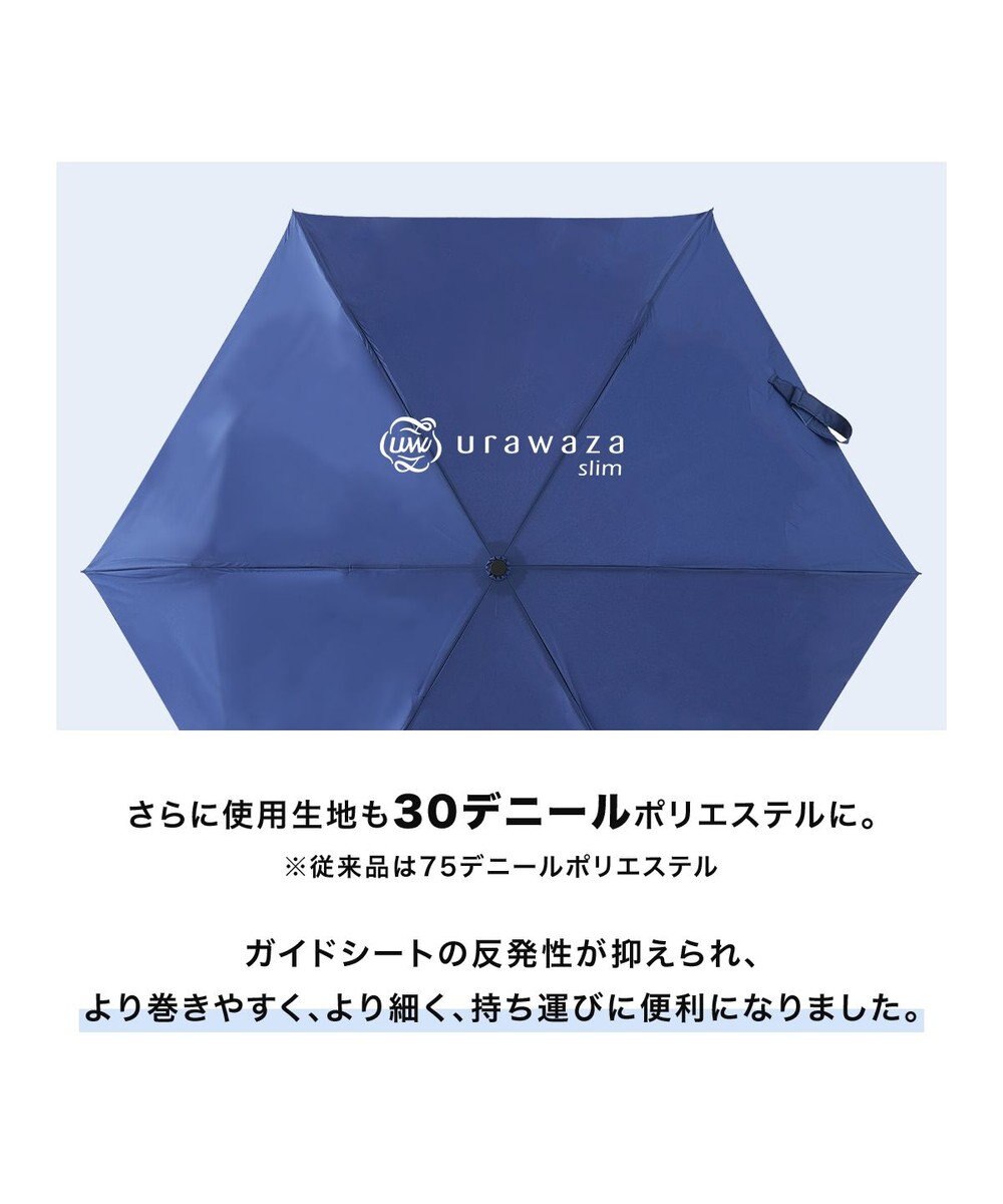 MOONBAT urawaza sim(ウラワザ スリム) 3秒でたためる傘 折りたたみ傘 55cm 大きめ UV 