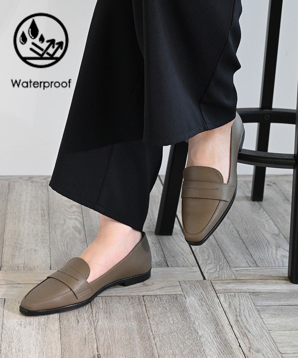 APOM 日本製 晴雨兼用スクエアトゥコインローファー15＜CRAHUG限定＞ 