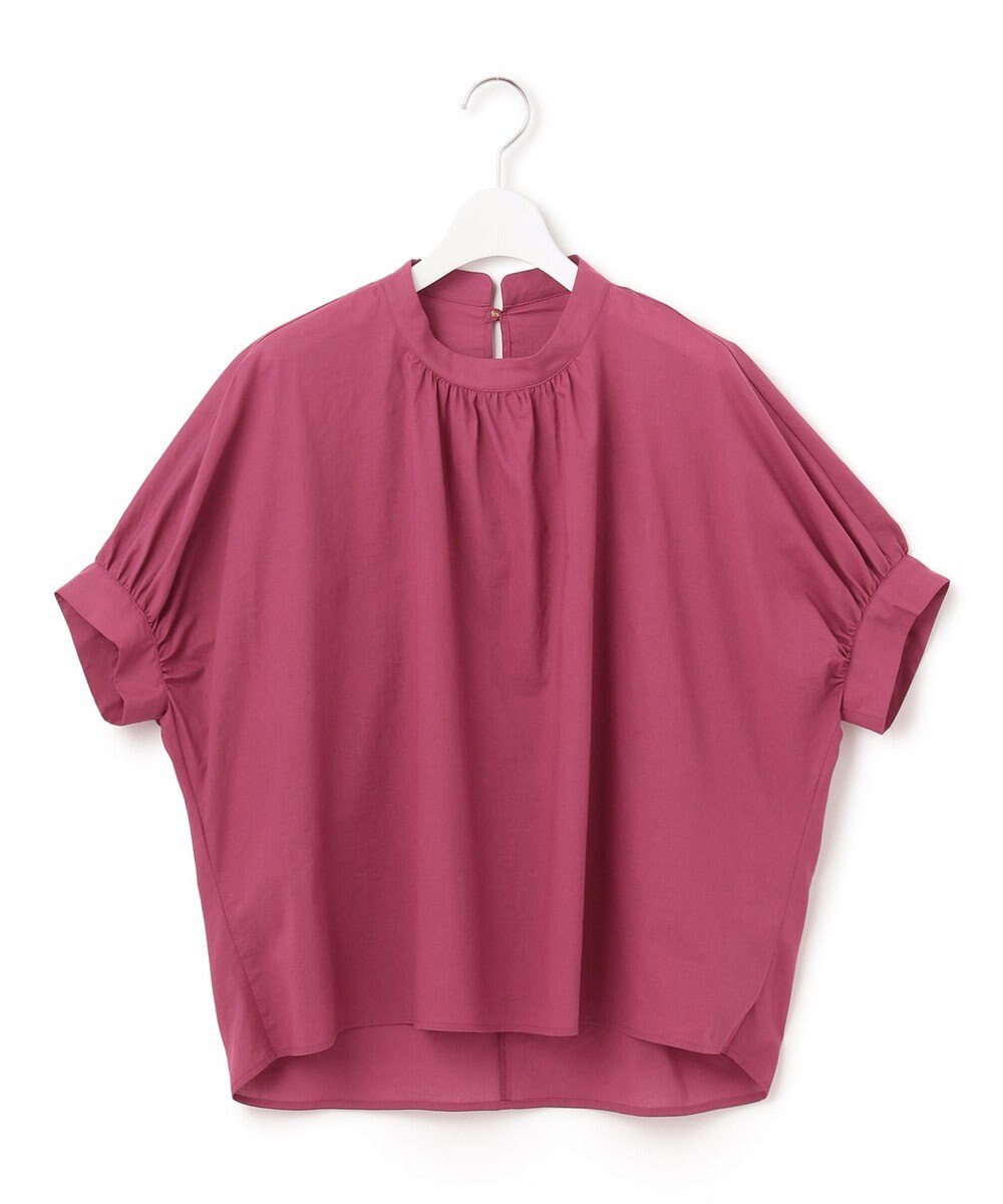 J.PRESS YORK STREET 【WOMEN】バックドレープ ドルマンブラウス 