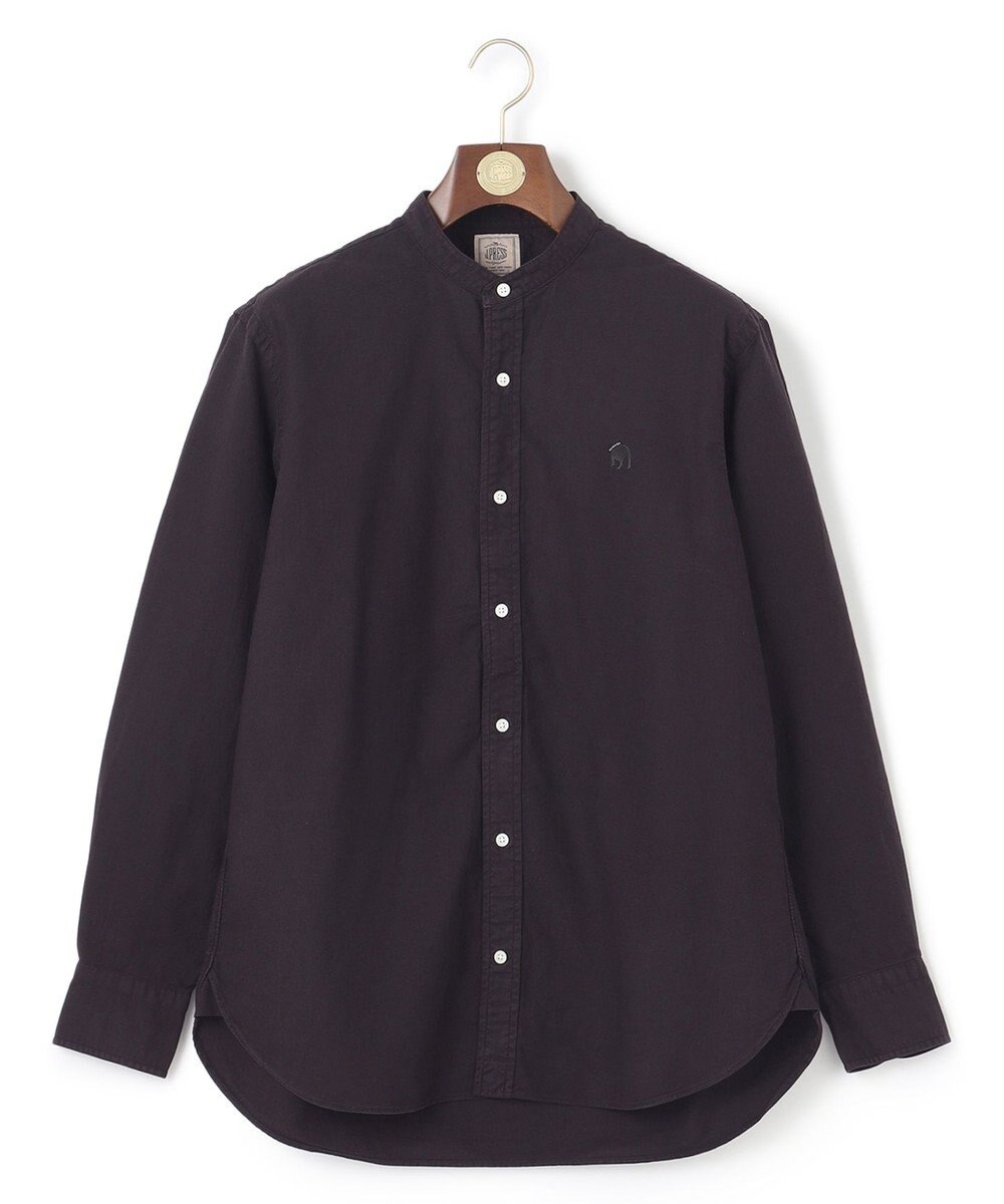 J.PRESS MEN 【オックス ガーメントダイ】バックブルバンドカラーシャツ 