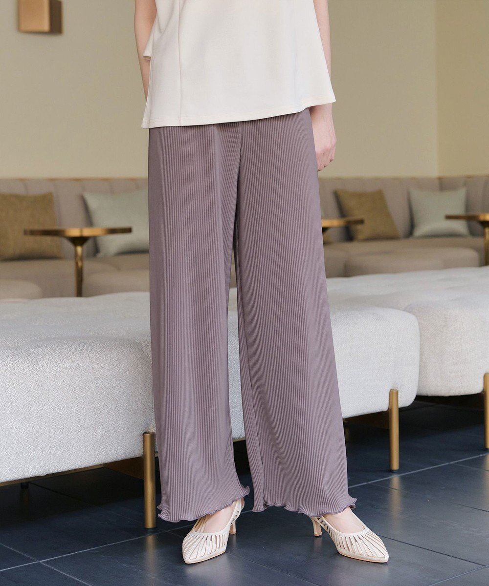 Tiaclasse 【新色追加・洗える】プリーツパンツ 