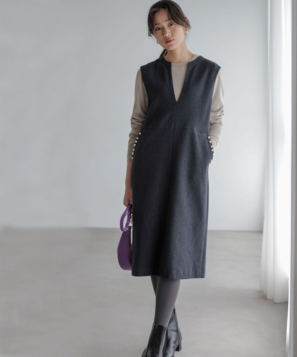 組曲 スクエアトゥショートブーツ 