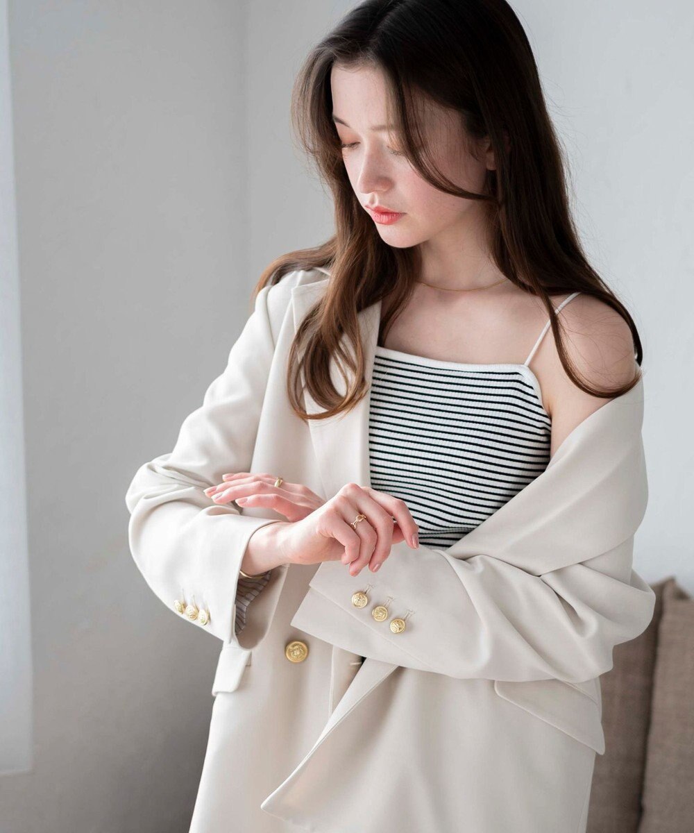 WEGO 【カップ付き/SMサイズ展開】なちゅ盛れカップインキャミ 