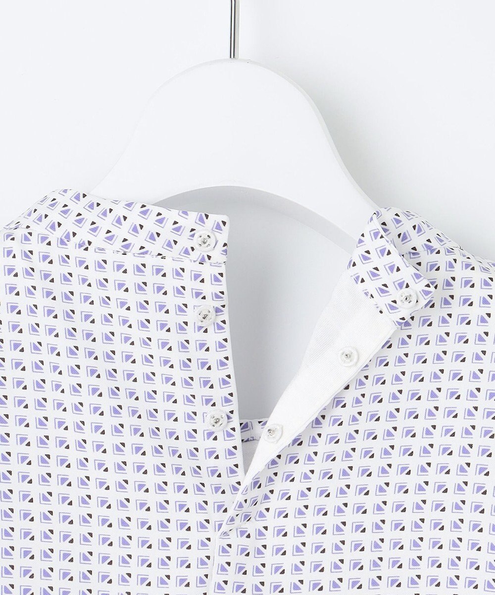 J.PRESS LADIES 幾何プリント ボウタイ カットソー 