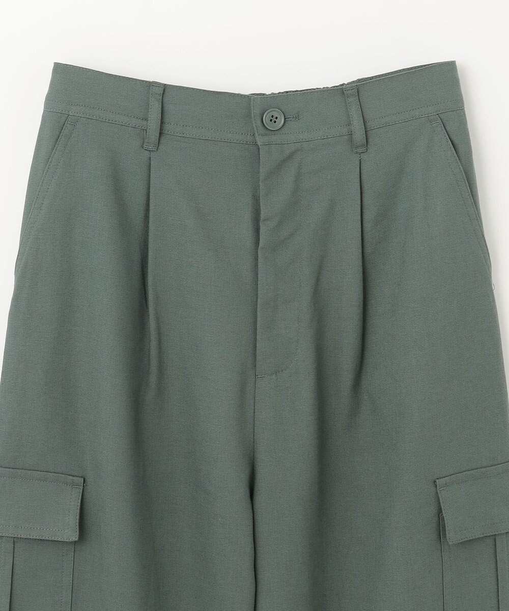 ANY 【ウエストゴム】清涼リネンカーゴパンツ 