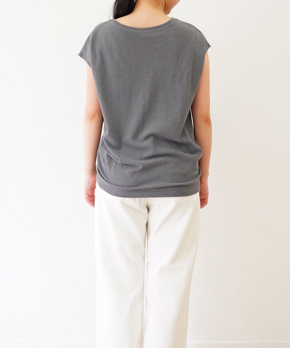 TOQUE  〈大草直子さんアドバイザー〉 【洗える/天然素材】ロイヤルベビーアルパカ×タンギスコットン鹿の子フレンチT 