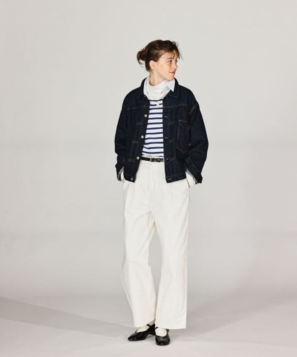 LENO ONE  FOWARD PLEATS CHINO TROUSERS ワンタックチノパンツ 