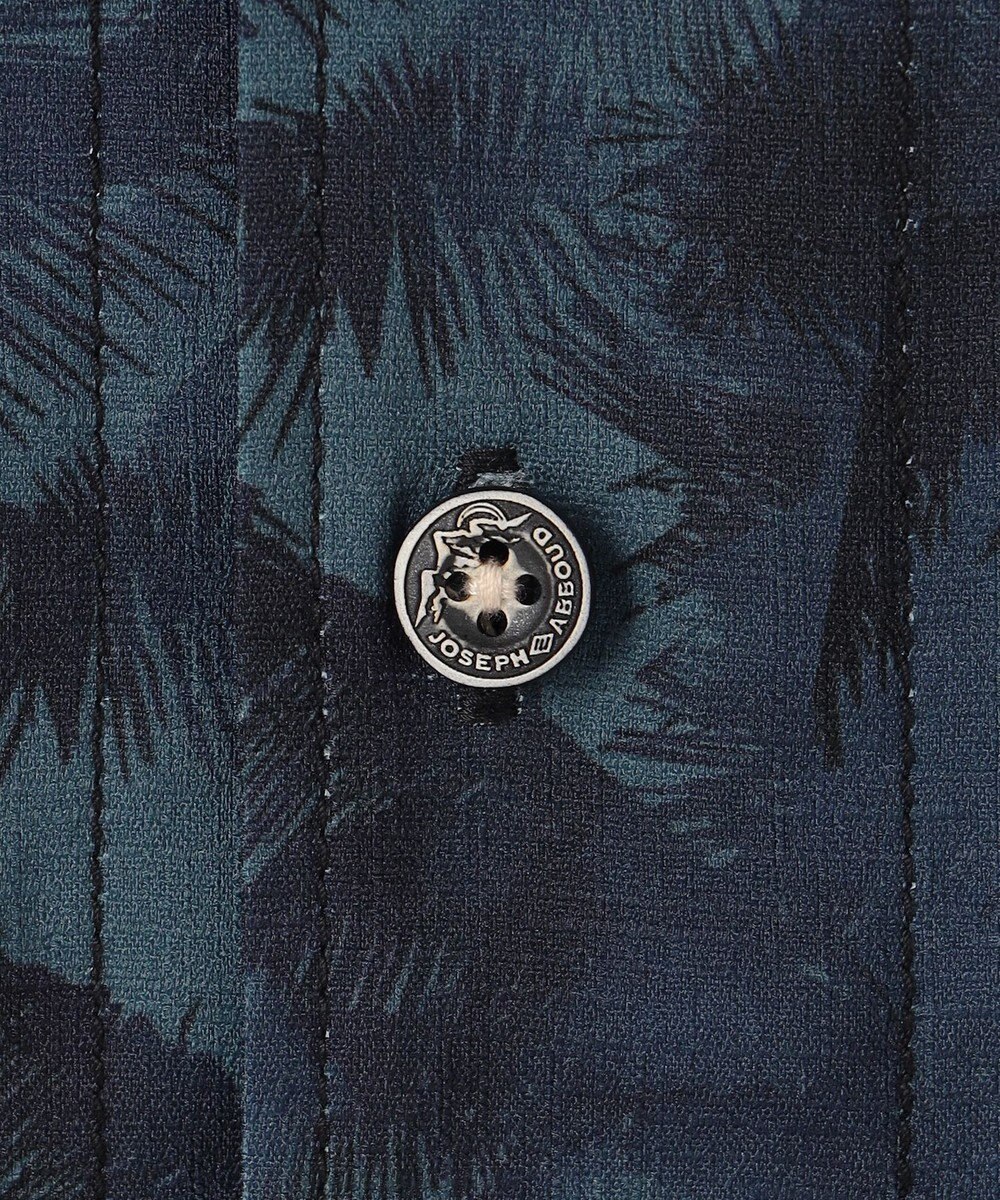 JOSEPH ABBOUD MOUNTAIN 【速乾/軽量/ストレッッチ】ライトスラブボタニカルプリント アウトドアシャツ 