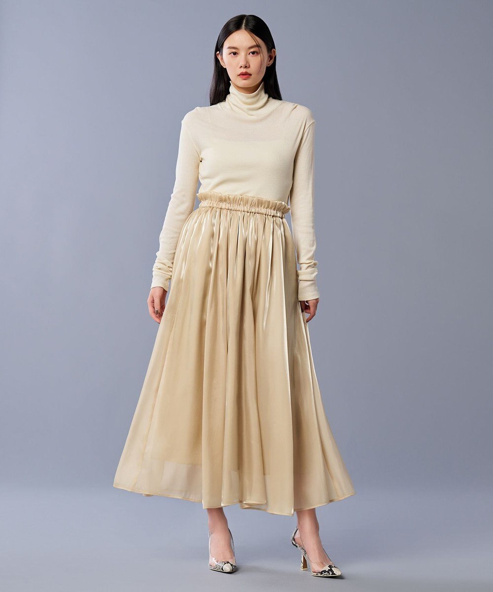 uncrave アルビニスタシフォンテレコ ハイネックカットソー（uncrave STANDARD） 