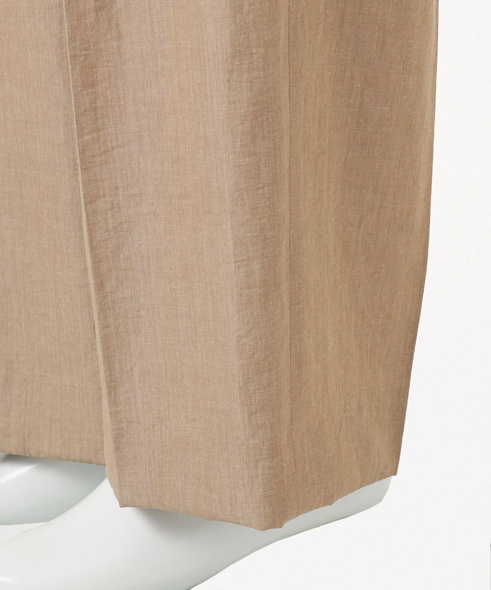 23区 【GOLD LABEL】ナチュラルシャンブレー タックパンツ 