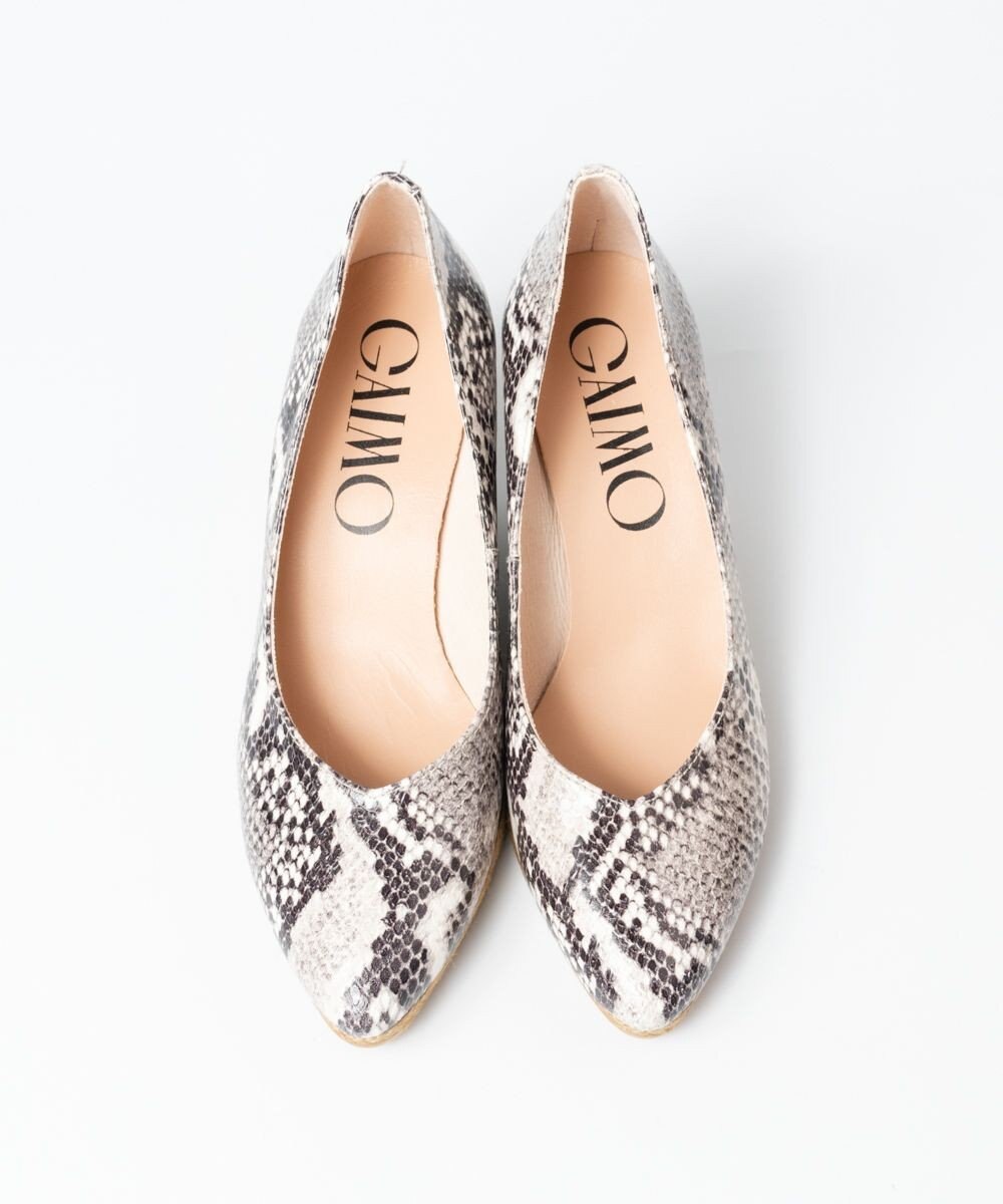 gaimo 【GAIMO/ガイモ】Vカットエスパドリーユパンプス 