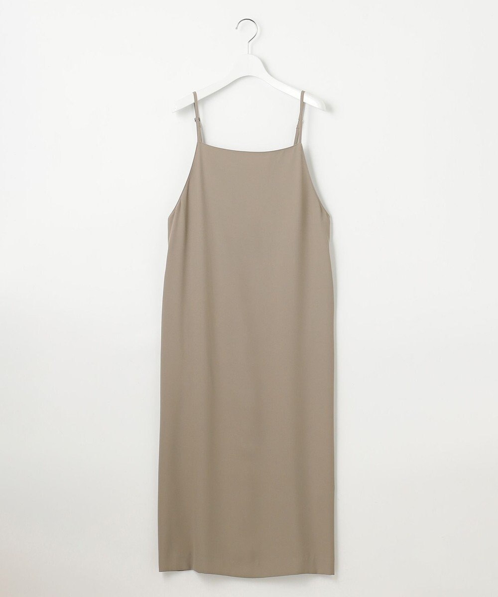 J.PRESS LADIES S 【洗える・UVカット・接触冷感】ストレッチバックサテン キャミワンピース 