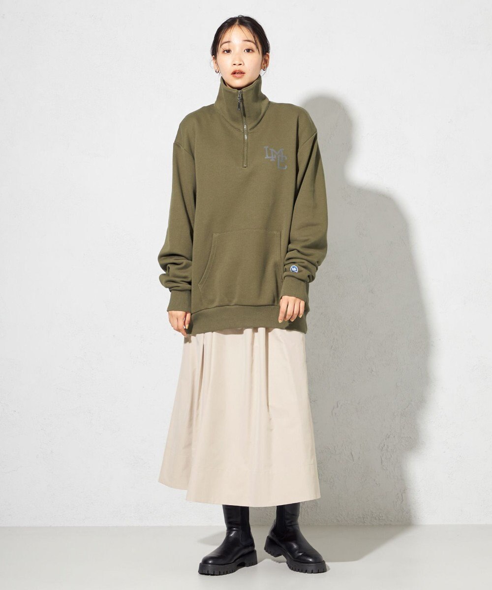 SHARE PARK LADIES 【UNISEX】MVS裏毛ハーフジップスウェット（S・Mサイズ） 