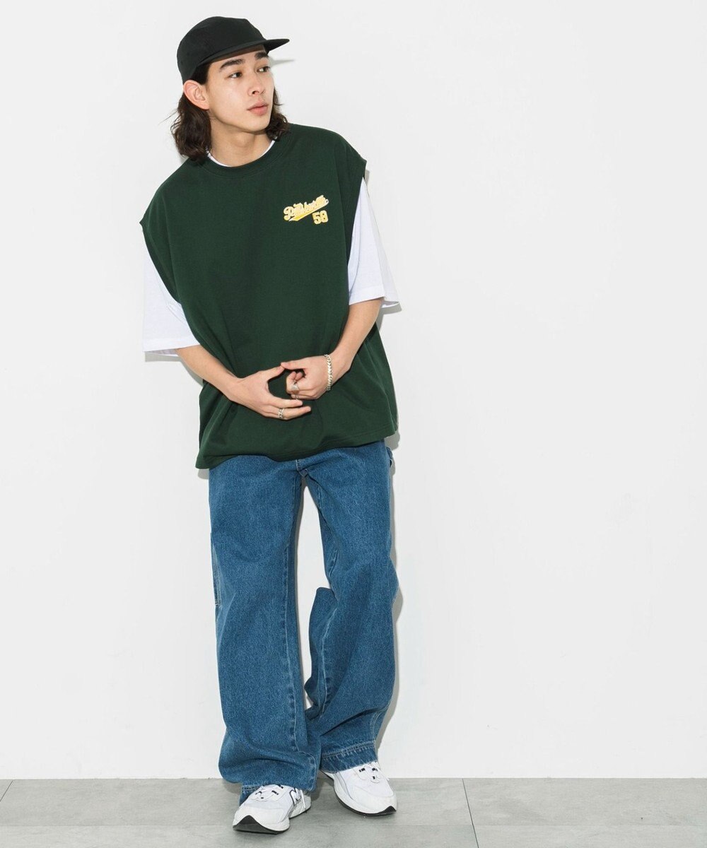 WEGO 【SETUPアイテム】アンサンブルスウェットベストT（S） 