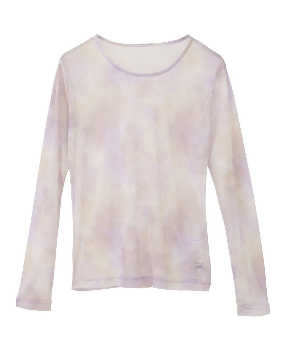 AMERICAN HOLIC ニュアンス柄プリントシアープルオーバー 