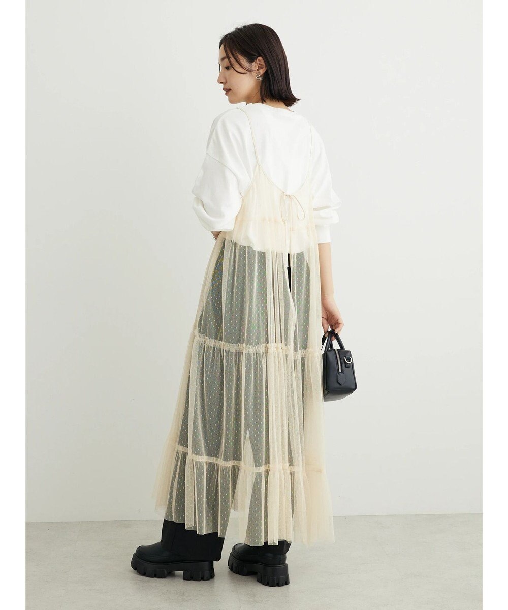 Green Parks ・ＥＬＥＮＣＡＲＥ　ＤＵＥ　２ｗａｙチュールキャミワンピ 