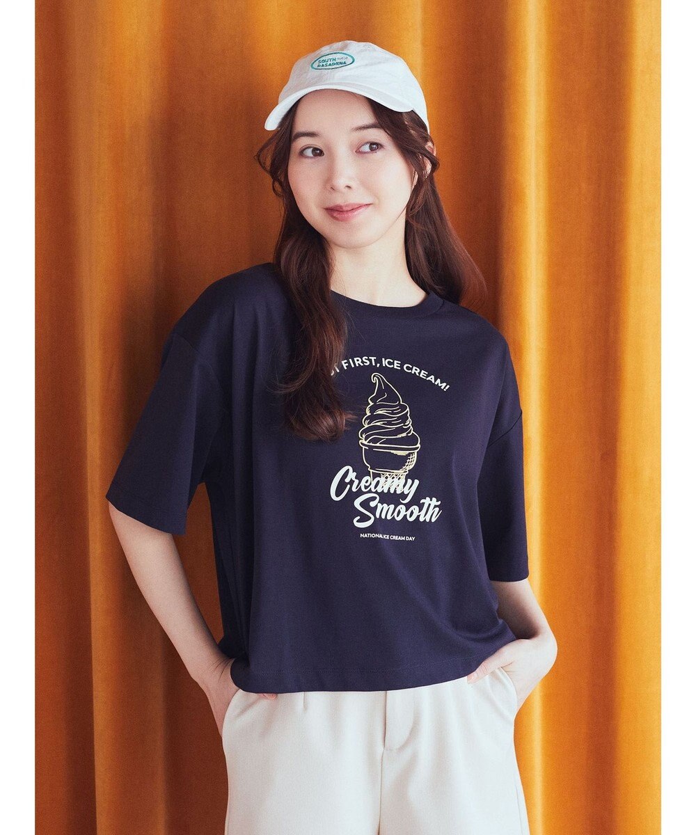 earth music&ecology ＩＣＥ　ＣＲＥＡＭ！　ショートＴ 