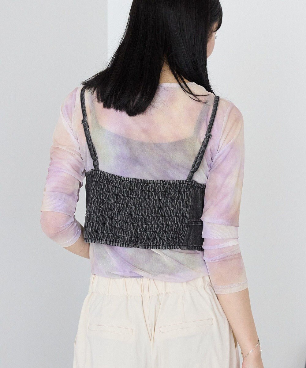 AMERICAN HOLIC ニュアンス柄プリントシアープルオーバー 