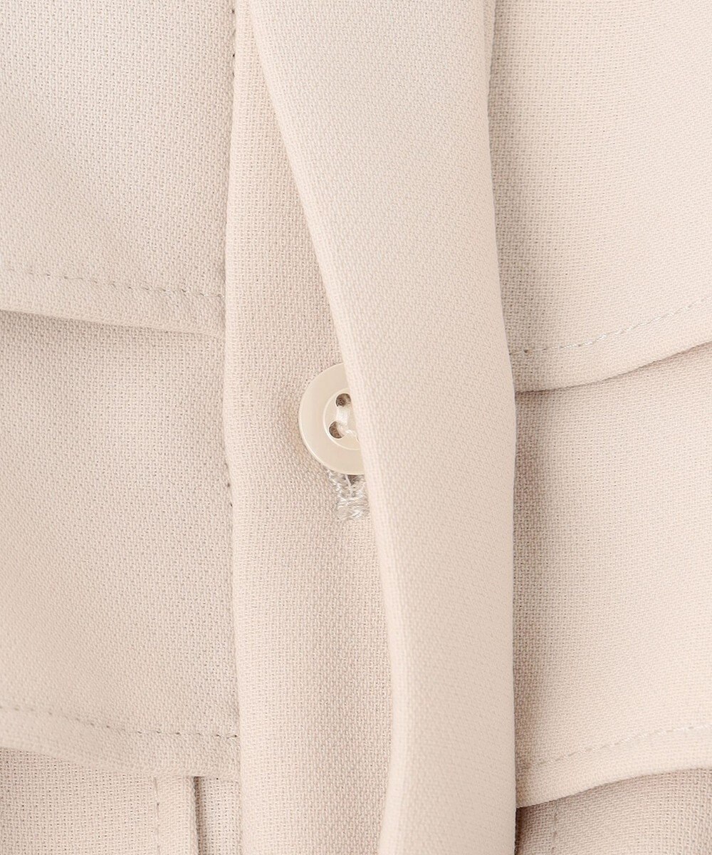 組曲 【KUMIKYOKU NAVY】コンフォータブルドレープ フリルブラウス 