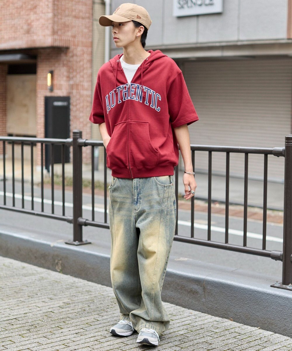 WEGO 【ユニセックス着用ITEM】カレッジロゴジップパーカー（SS） 