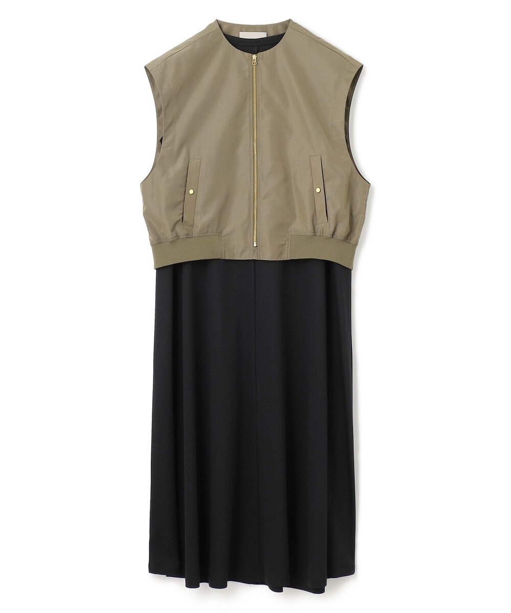 UNFILO 【STORY×UNFILOコラボ】MA-1ジレ付き ワンピース 