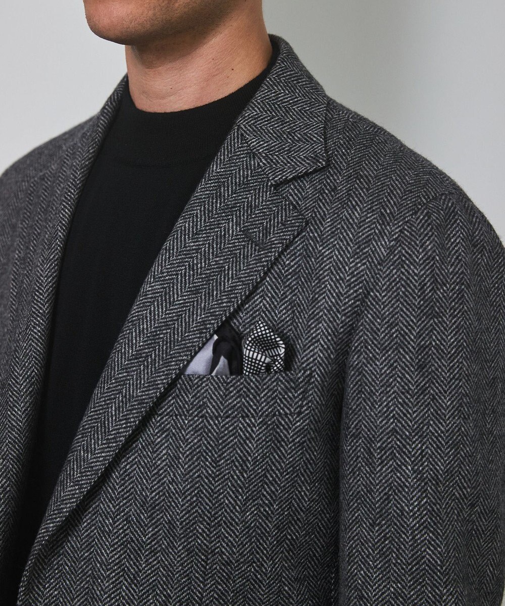 GOTAIRIKU 新色追加【一部ストレッチ】カシミヤブレンド 定番ツイードジャケット(25年モデル) 