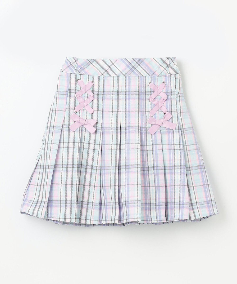 ANY KIDS チェック柄 ガーリー スカパン 