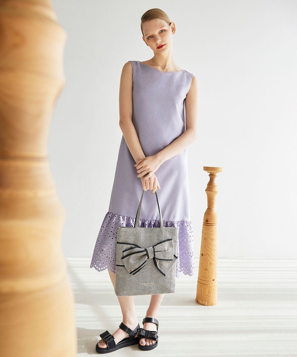 TOCCA 【A4サイズ対応・一部カラー撥水】T CADEAU NEW BAG フラットトートバッグ 