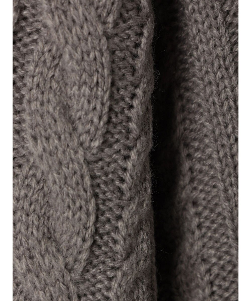 Green Parks ケーブルニットミニワンピース 