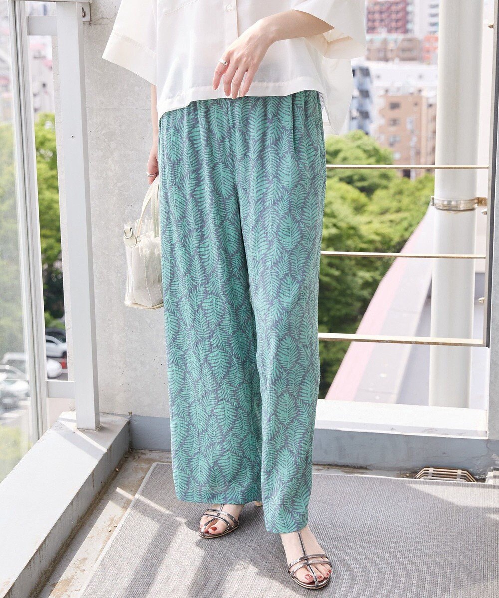 AMERICAN HOLIC ボーホー柄プリントワイドパンツ 