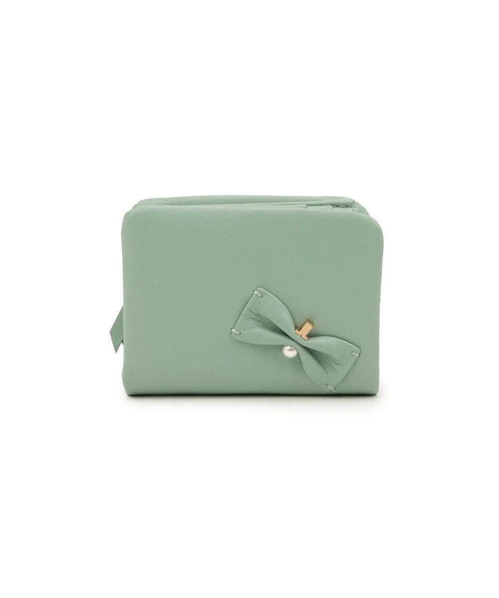 LANVIN en Bleu ペアル 二つ折Lファスナー財布 