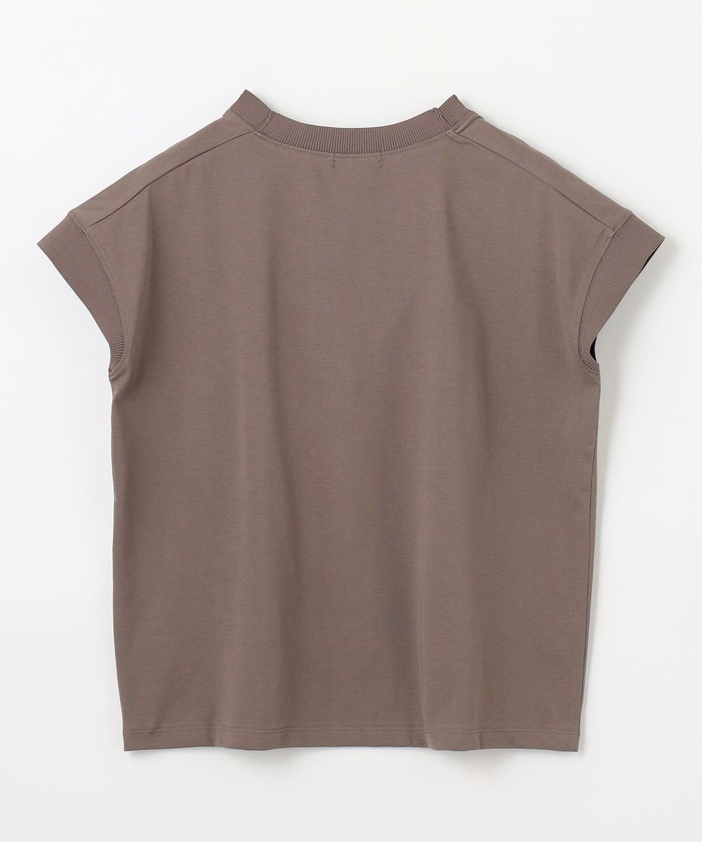 ANY ニットリブフレンチスリーブプルオーバー 