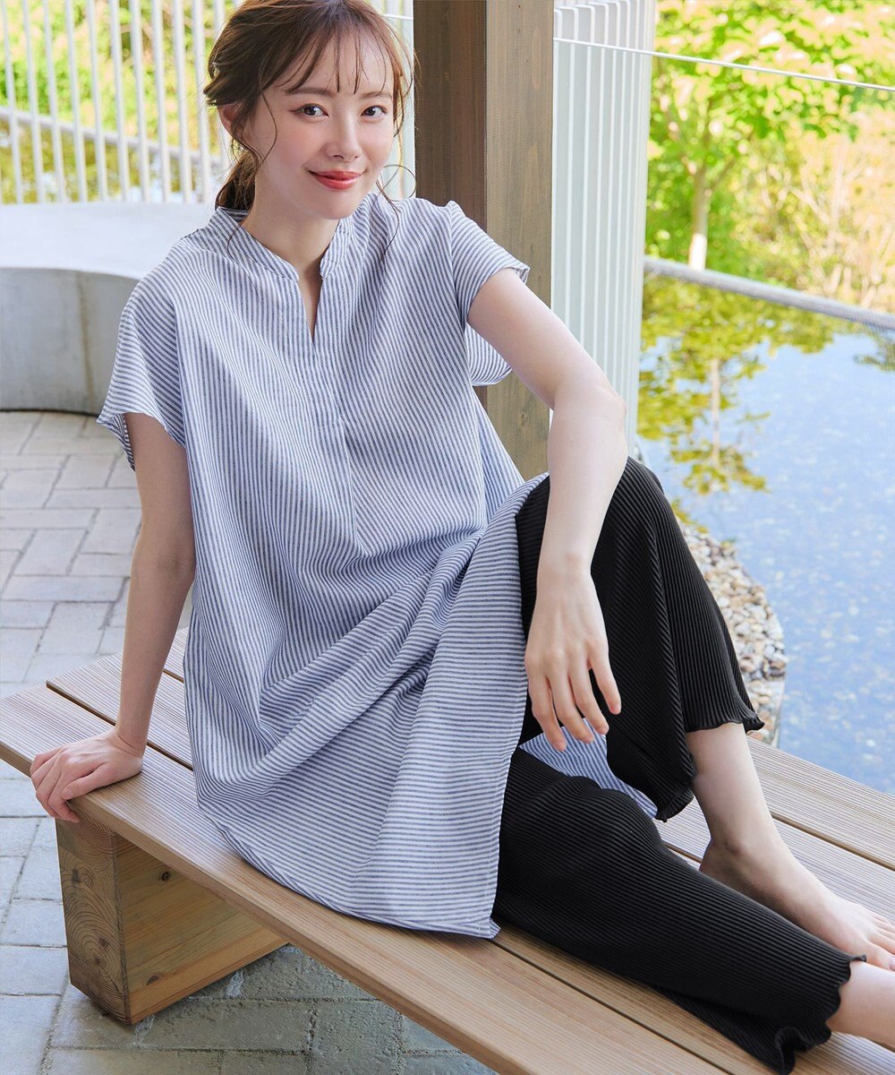 Tiaclasse 【新色追加・洗える】プリーツパンツ 