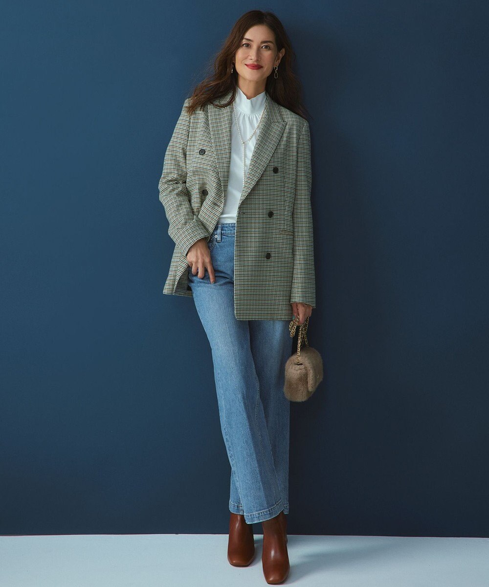 23区 フェイクファーチェーン ショルダー バッグ 