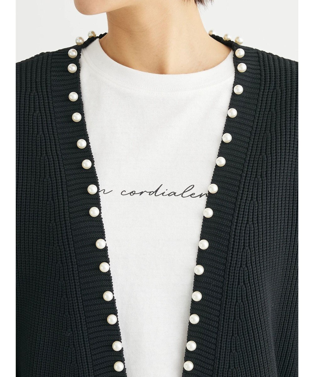 Green Parks ・ＥＬＥＮＣＡＲＥ　ＤＵＥパールトッパーカーディガン 