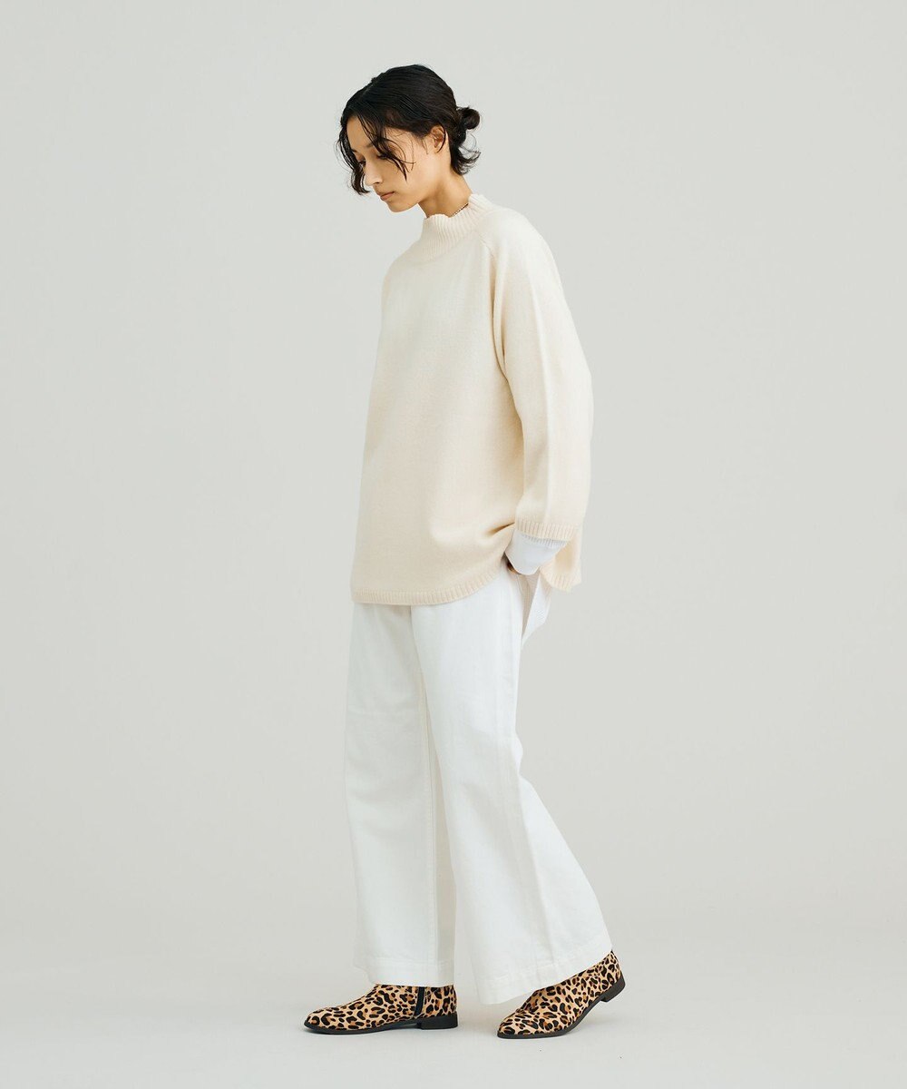 J.PRESS YORK STREET 【WOMEN】ウールカシミヤ ハイネックニット 