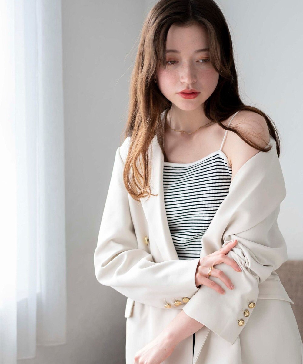 WEGO 【カップ付き/SMサイズ展開】なちゅ盛れカップインキャミ 