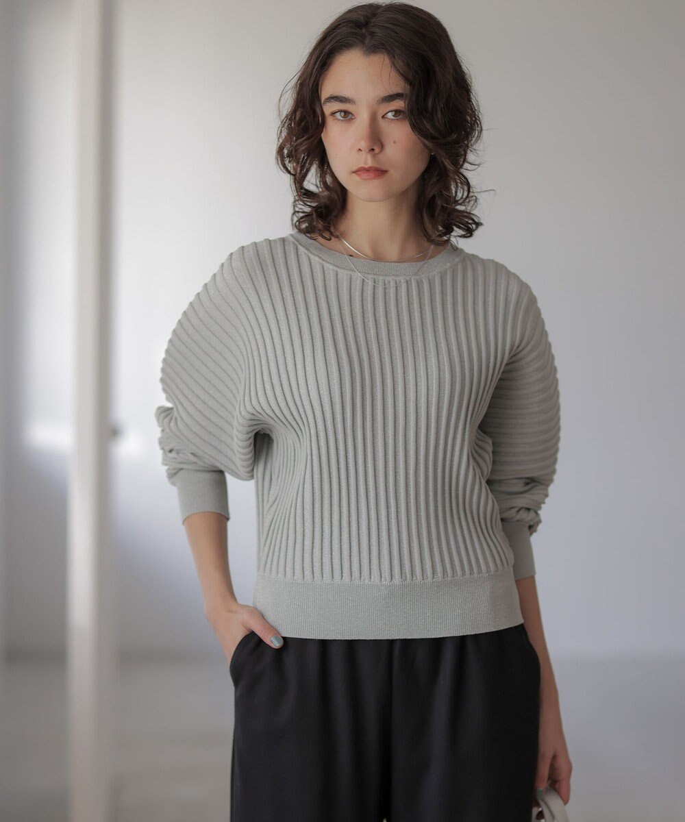 組曲 S ラメリブドルマン ニット 