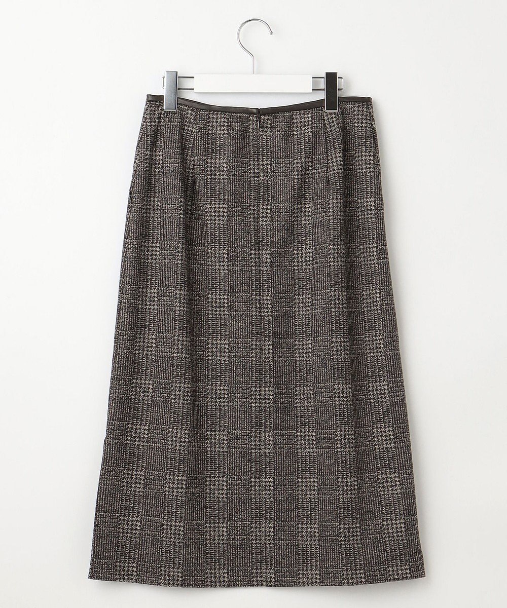 J.PRESS LADIES 【洗える】チェック ジャカード ナロー スカート 