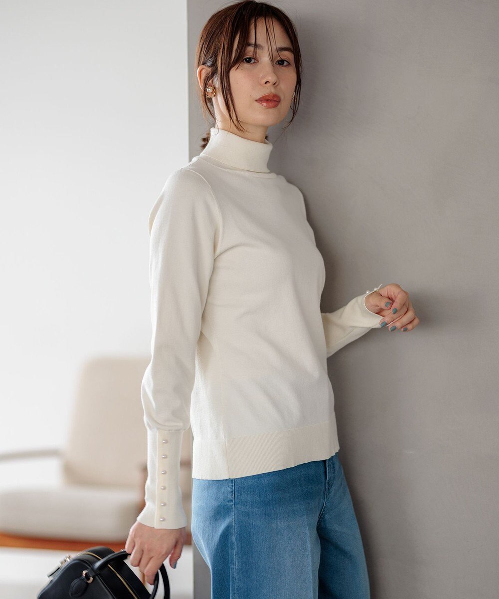 組曲 【WEB限定色あり】ELENA タートルネック ニット 