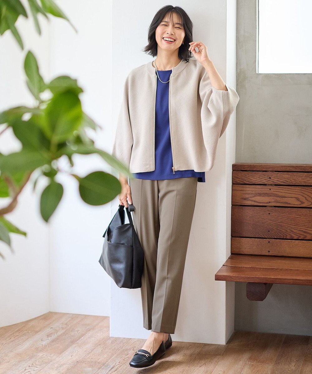 ANY L 【洗濯機可】袖タックプルオーバー 