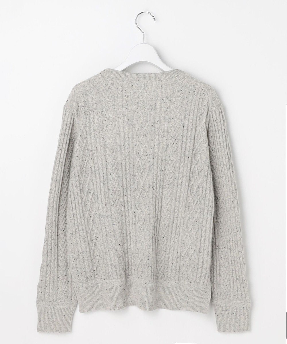 J.PRESS LADIES NEP クルーネック ケーブルニット 