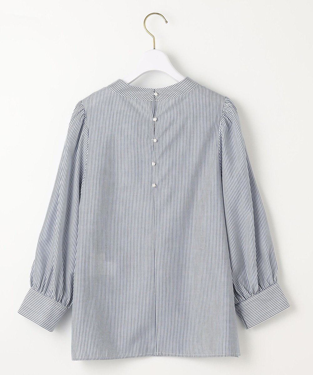 ANY SIS S 【洗える】フェイクパールストライプ ブラウス 