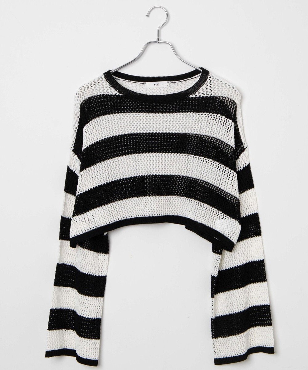 WEGO ショートメッシュニットプルオーバー 