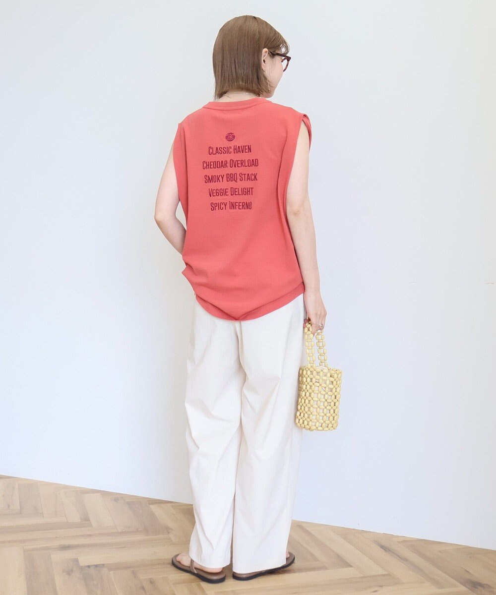 AMERICAN HOLIC ロゴ刺繍ノースリーブプルオーバー 