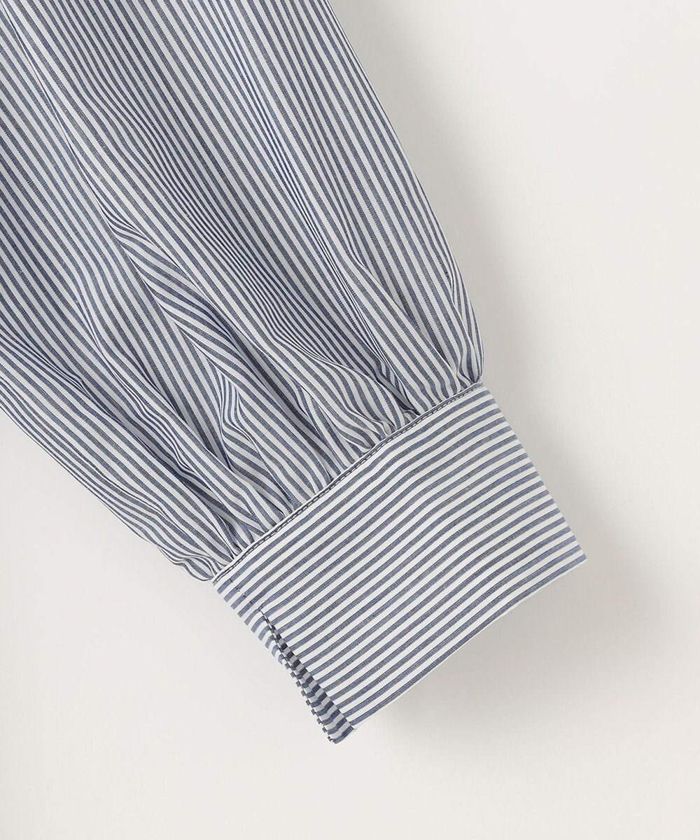 ANY SIS S 【洗える】フェイクパールストライプ ブラウス 