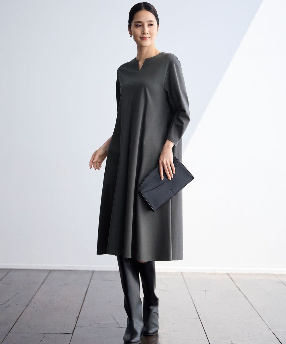 自由区 L クリアーコットンポンチ ワンピース 