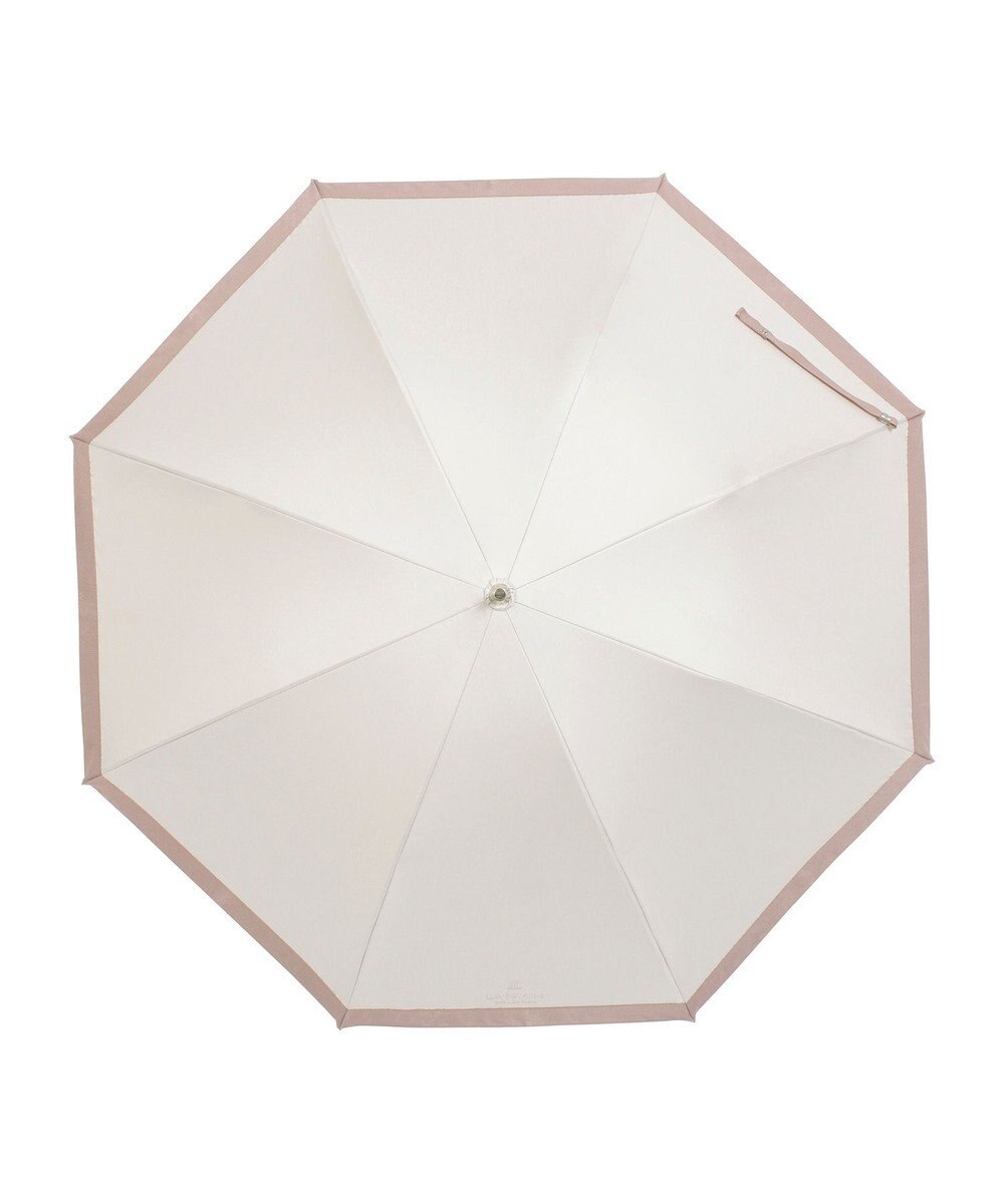 MOONBAT 【遮光/晴雨兼用日傘】LANVIN COLLECTION (ランバン コレクション)グログランリボン バイカラー 遮熱 UV 長傘 