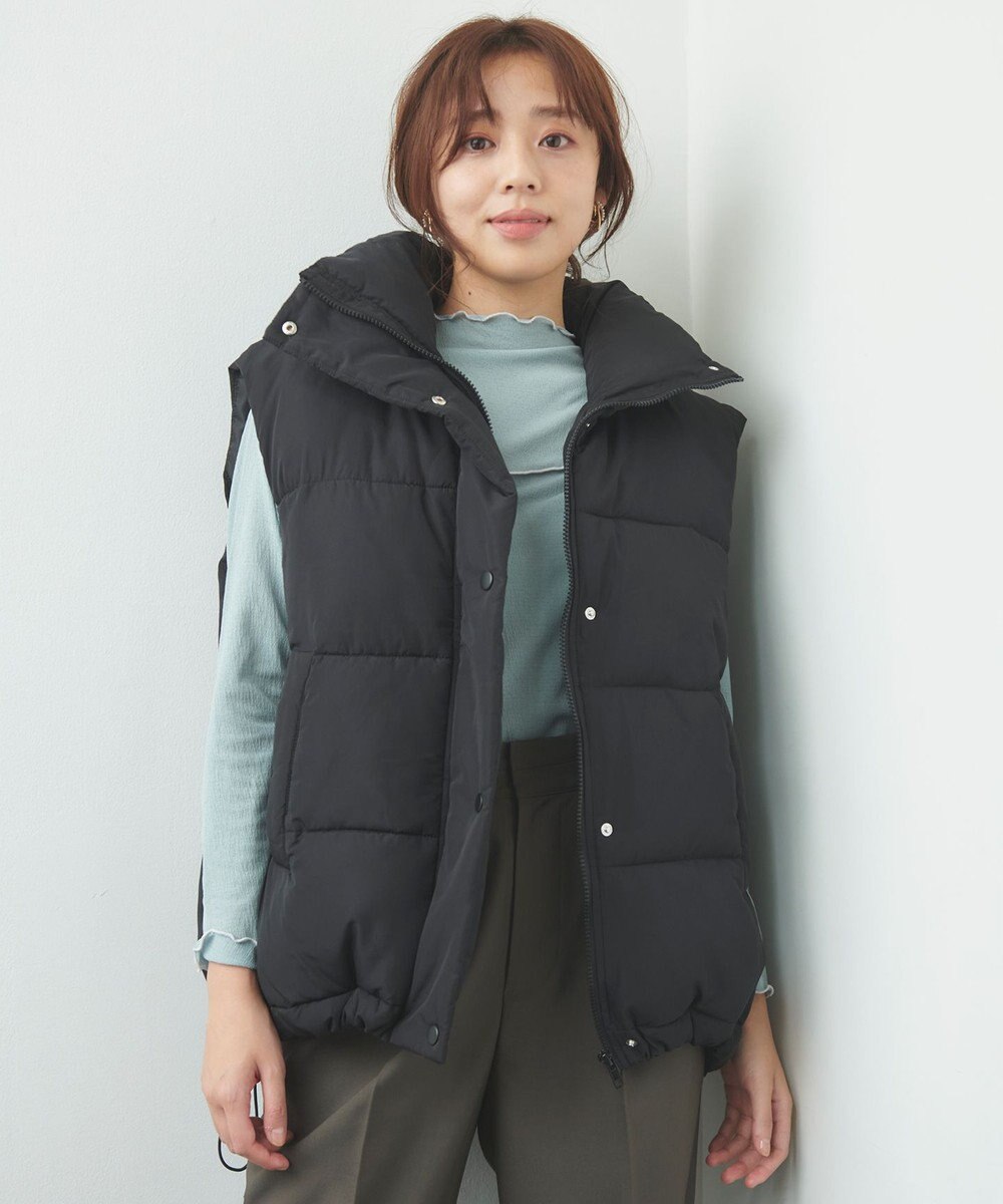 Feroux スタンドネック中綿 ベスト 